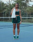 4th & Reckless x Loz Vassallo Ella towelling short in green