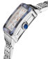 ფოტო #2 პროდუქტის Women's Bari Tortoise Silver-Tone Stainless Steel Watch 34mm
