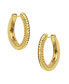 Cubic Zirconia Elegant Small Hoop Earrings