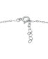 ფოტო #3 პროდუქტის Cubic Zirconia Strawberry Charm Ankle Bracelet, Created for Macy's