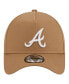 Men's Khaki Atlanta Braves A-Frame 9FORTY Adjustable Hat