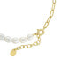 Фото #3 товара Браслет Macy's Pearl and Chain 7.5"