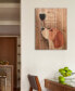Фото #2 товара 'Dog Au Vin Beagle' Arte De Legno Digital Print on Solid Wood Wall Art - 24" x 18"
