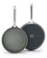 Фото #3 товара GP5 Hard Anodized Healthy Ceramic Nonstick 2-Piece Fry pan Set, 9.5" and 11"