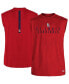 Фото #1 товара Men's Heather Red St. Louis Cardinals Team Muscle Tank Top