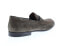 Фото #8 товара Bruno Magli Silas BM600231 Mens Gray Suede Slip On Penny Loafers Shoes