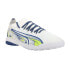 Puma Ultra Match Cp Turf Soccer Mens Blue, White, Yellow Sneakers Athletic Shoes