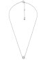 Фото #3 товара Fashion silver necklace with cubic zirconia MKC1726CZ040