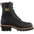 Chippewa Paladin 8 Inch Waterproof Steel Toe Work Mens Black Work Safety Shoes