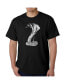 ფოტო #1 პროდუქტის Men's Word Art T-Shirt - Types of Snakes