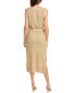 Фото #2 товара Платье с поясом Brook + Lynn Tan 100% акрил 50 дюймов