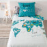 ATMOSPHERA Map Of The World Bedding