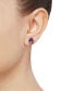 ფოტო #2 პროდუქტის Amethyst (3-1/5 ct. t.w.) & Diamond Accent Stud Earrings in 14k Gold