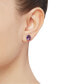 ფოტო #2 პროდუქტის Amethyst (3-1/5 ct. t.w.) & Diamond Accent Stud Earrings in 14k Gold