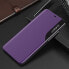 Hurtel Eco Leather View Case elegancki futerał etui z klapką i funkcją podstawki iPhone 13 fioletowy