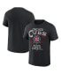 Фото #1 товара Men's Darius Rucker Collection by Black Chicago Cubs Beach Splatter T-shirt