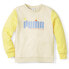 Puma X Tiny Colourblocked Crew Neck Sweatshirt Youth Boys Yellow 534812-41