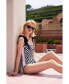 Фото #7 товара Women's Checkerboard Imagination Reversible One-Piece Swimsuit