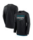 Men's Black San Jose Sharks Authentic Pro Long Sleeve T-shirt