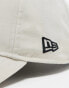 New Era 9twenty script cap in off white