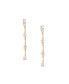 Scalloped 18K Gold Plated Drop Earrings