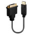 Фото #8 товара Адаптер DisplayPort - DVI-D Lindy Basic 0,15 м мужской-женский - золото