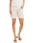 Фото #1 товара Lorena Antoniazzi Embroidered Linen-Blend Short Women's