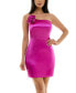 Фото #1 товара Women's One-Shoulder Rosette Bodycon Dress