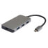 ROLINE 14.02.5038 - USB 3.2 Gen 2 (3.1 Gen 2) Type-C - USB 3.1 (3.1 Gen 1) Type-A,USB 3.1 (3.1 Gen 1) Type-C - 5000 Mbit/s - Silver - Aluminium