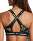 Фото #2 товара Women's Printed Cross-Back Medium Impact Sports Bra