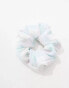 SUI AVA ace hair scrunchie in check pastel