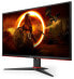 AOC Gaming 27G2SPAE/BK, 27 Zoll Gaming Monitor, 165 Hz, IPS, Adaptive Sync