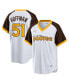 Фото #1 товара Men's Trevor Hoffman White San Diego Padres Home Cooperstown Collection Player Jersey