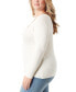 ფოტო #3 პროდუქტის Trendy Plus Size Prescilla Ribbed Sweater