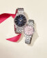 ფოტო #4 პროდუქტის Women's Automatic Presage Stainless Steel Bracelet Watch 33.8MM