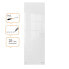 NOBO 30x90 cm Glass Whiteboard Panel