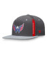 Men's Charcoal Washington Capitals Authentic Pro Home Ice Snapback Hat