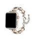 ფოტო #1 პროდუქტის Women's Lover Heart Stainless Steel Band for Apple Watch 42mm, 44mm, 45mm, 49mm