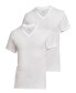ფოტო #1 პროდუქტის Men's Supreme Cotton Blend V-Neck Undershirts, Pack of 2