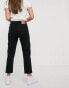 Фото #4 товара Levi's 501 high rise straight leg crop jeans in black