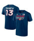 ფოტო #1 პროდუქტის Men's Brandon Tanev Deep Sea Blue Seattle Kraken 2024 NHL Winter Classic Authentic Pro Name and Number T-shirt