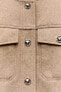 Фото #9 товара Короткая куртка из мягкой ткани ZARA