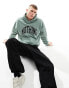 Фото #1 товара Good For Nothing applique varsity hoodie in green