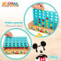 Фото #3 товара Настольная игра для компании WooMax Деревянная игра в крестики-нолики Mickey, Minnie, Donald и Daisy