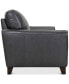 Фото #6 товара Brayna 65" Classic Leather Loveseat, Created for Macy's