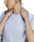 ფოტო #4 პროდუქტის Women's Active Essentials 3-Stripes Single Jersey Boyfriend Tee Dress