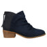 Фото #1 товара Corkys Sis Round Toe Chelsea Booties Womens Blue Casual Boots 80-9996-NAVY
