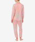 Women's Soft Knit Long Sleeve 2 Piece Pajama Set
