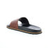 Robert Graham Understory RG5626F Mens Brown Leather Slides Sandals Shoes 10