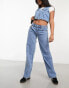 Cotton:On low rise straight leg jeans in vitnage wash blue Off shore Blue, 40 - фото #2